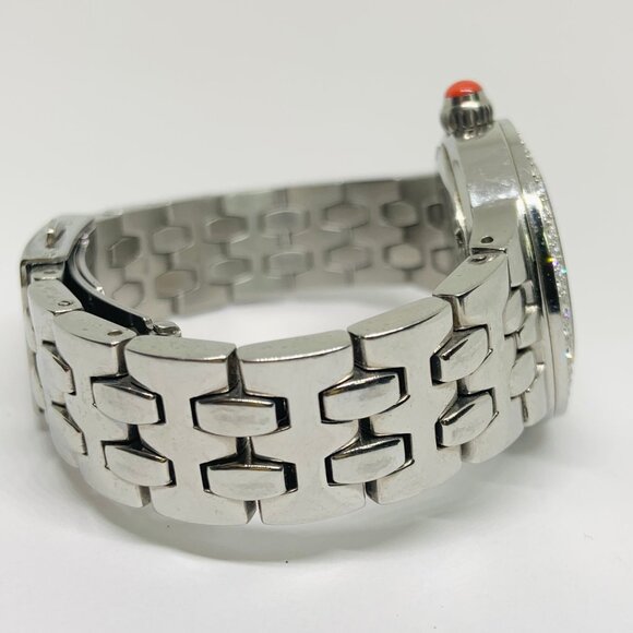 Mark Ecko “Non-stop” quartz analog women’s watch 35mm case silver tone running - Picture 5 of 7